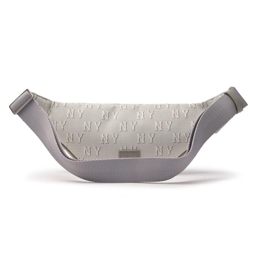 Túi Đeo Chéo MLB - Classic Mono Jacquard Hip Sack NY Yankees Grey - 3AHSM014N-50CGL