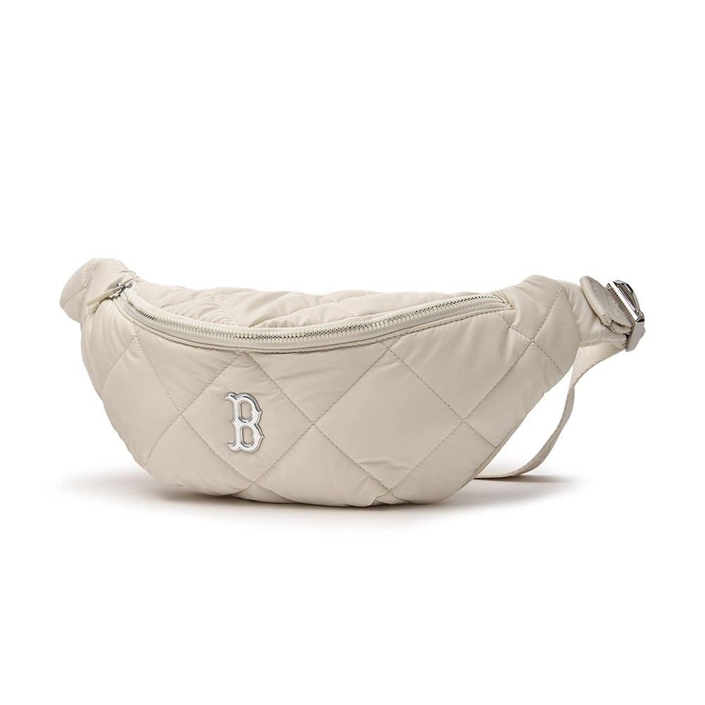 Túi Đeo Chéo MLB - Curve Padded Hip Sack New York Yankees Cream - 3AHSM064N-43CRD