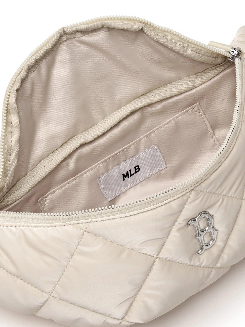 Túi Đeo Chéo MLB - Curve Padded Hip Sack New York Yankees Cream - 3AHSM064N-43CRD