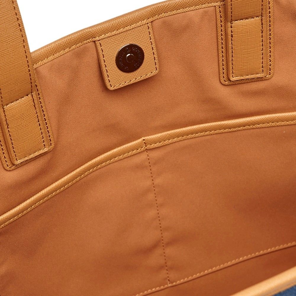Túi Xách MLB Korea - Varsity Canvas Shopper Bag Ny Yankees Indigo - 3AORL103N-50INS