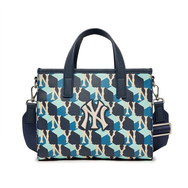  Túi MLB Korea - Cube MONOGRAM S-Tote Bag NEW YORK YANKEES - 3AORS022N-50NYD 