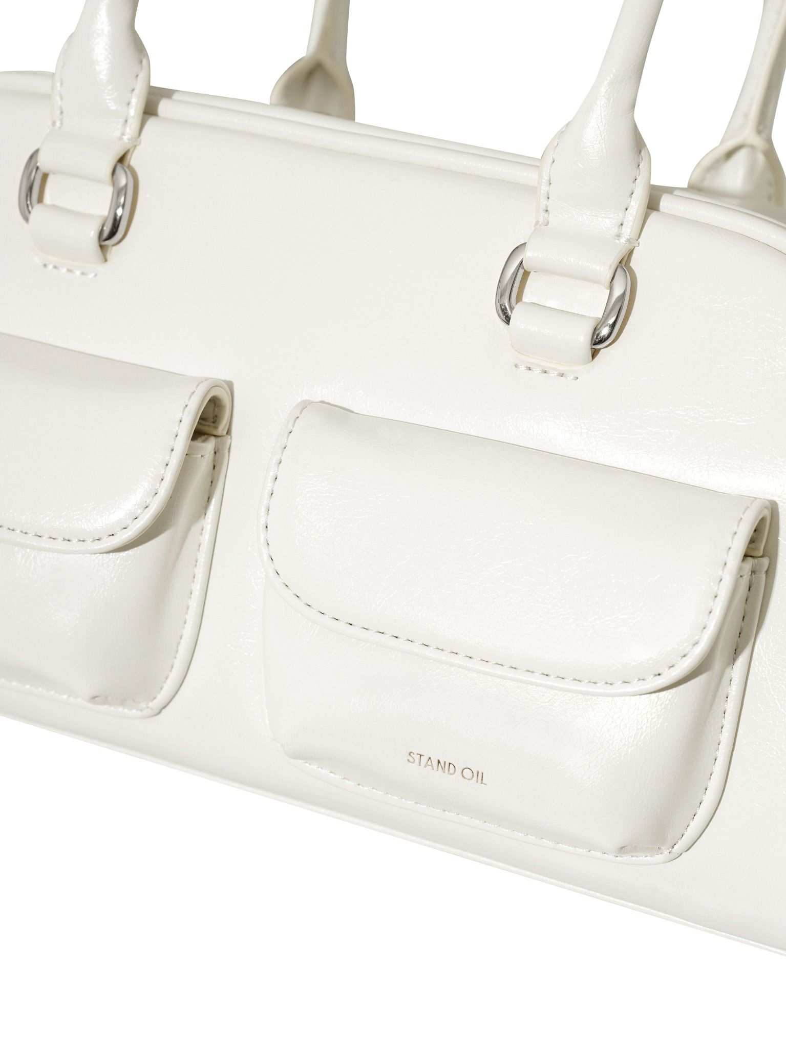 Túi Xách Stand Oil - Chubby Bag White