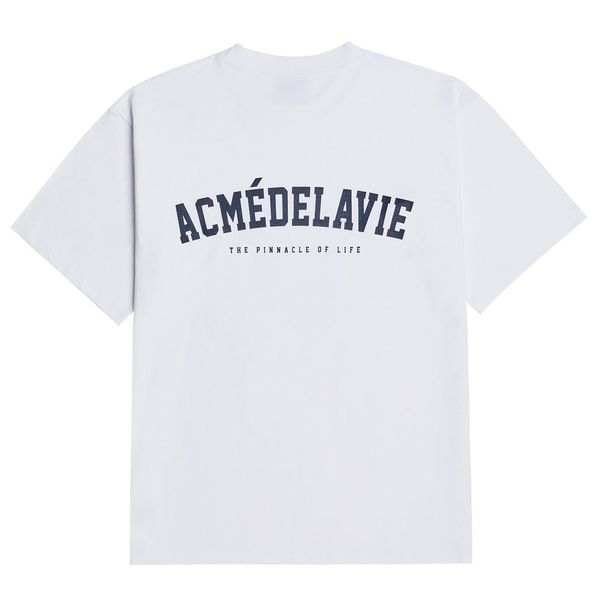  Áo thun - ADLV - Acmé de la vie - ADLV BABY FACE SHORT SLEEVE T-SHIRT WHITE MINI CAP BOY 