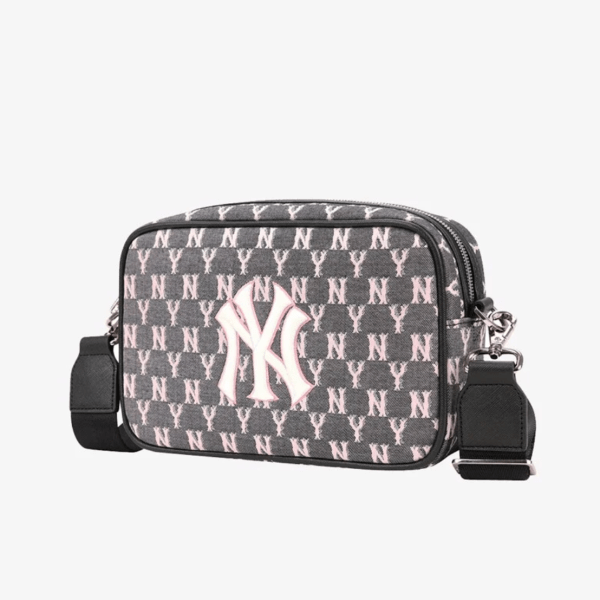 Túi - MLB Korea - MONOGRAM JACQUARD CROSS BAG NEW YORK YANKEES - 32BGDC011-50L