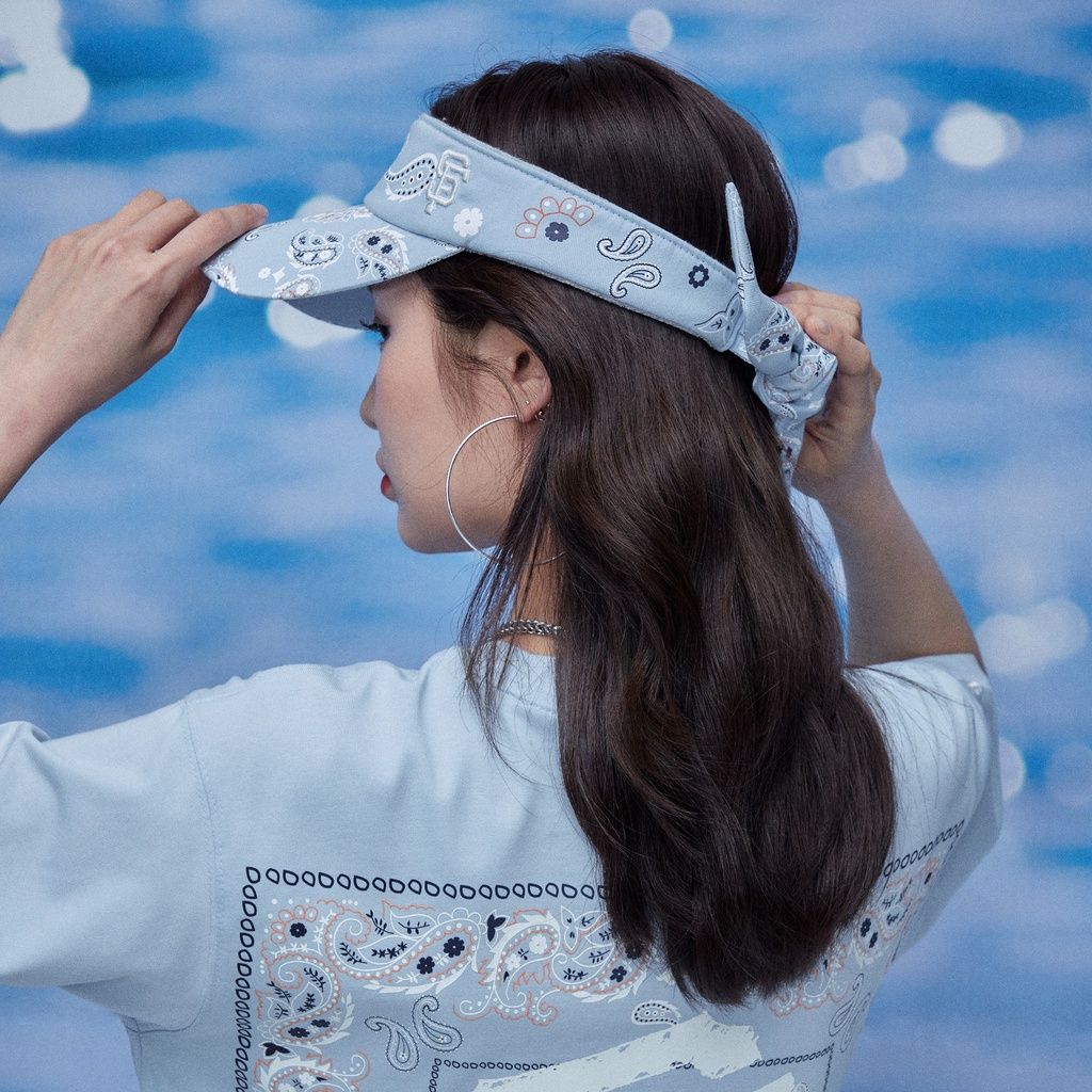 Nón SunCap MLB - MLB PAISLEY SKY BLUE SF