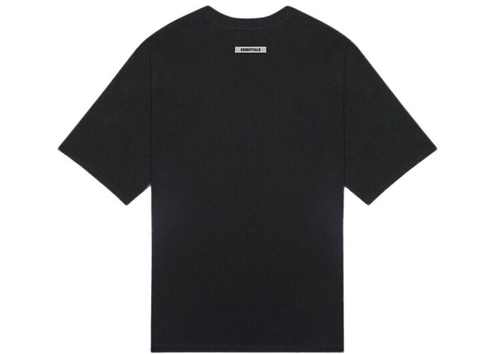 Áo thun - Fear Of God Essentials - 3D Silicon Applique Boxy T-Shirt - Black