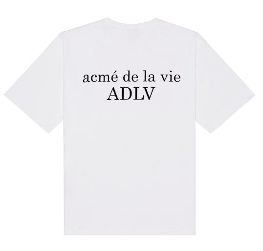 Áo thun - Acmé de la vie - ADLV BASIC SHORT SLEEVE 2 WHITE TEE