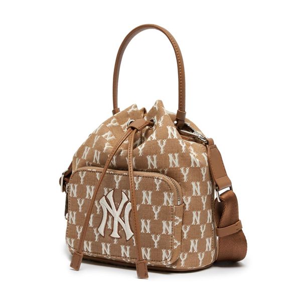  Túi MLB Korea - MONOGRAM JACQUARD BUCKET BAG NEW YORK YANKEES - 32BG34111-50B 