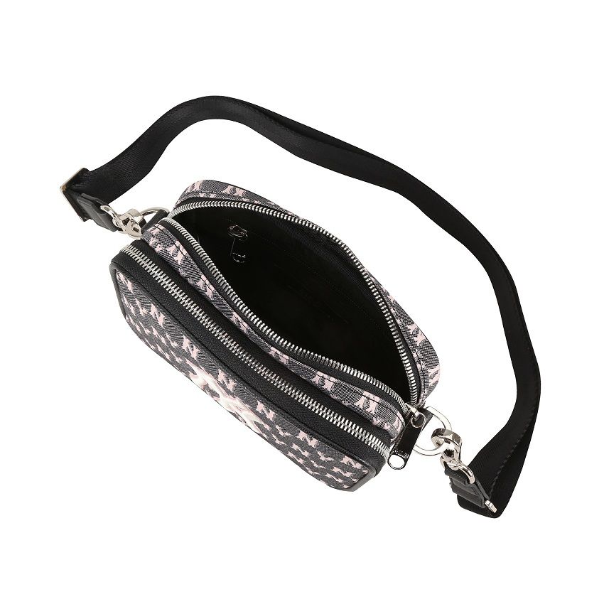 Túi - MLB Korea - MONOGRAM JACQUARD MINI CROSS BAG NEW YORK YANKEES - 32BGDM111-50L