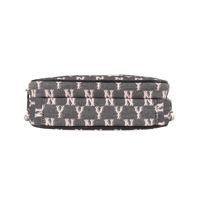 Túi - MLB Korea - MONOGRAM JACQUARD MINI CROSS BAG NEW YORK YANKEES - 32BGDM111-50L