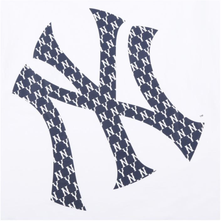 Áo thun MLB - MONOGRAM - MONOGRAM MEGA-LOGO OVER-FIT SHORT SLEEVE T-SHIRTS - 31TSM2131-50W