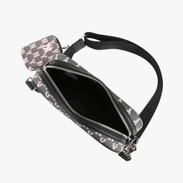 Túi - MLB Korea - MONOGRAM JACQUARD CROSS BAG NEW YORK YANKEES - 32BGDC011-50L