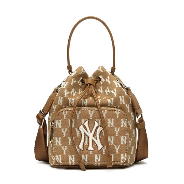  Túi MLB Korea - MONOGRAM JACQUARD BUCKET BAG NEW YORK YANKEES - 32BG34111-50B 