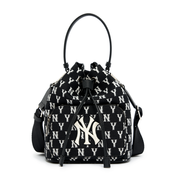  Túi MLB Korea - MONOGRAM JACQUARD BUCKET BAG NEW YORK YANKEES - 3ABMS031N-50BKS 