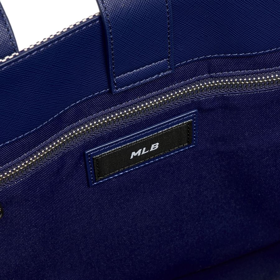  Túi MLB Korea -  Big Diamond Monogram Jacquard Large Tote Bag LA Dodgers Navy - 3AORL013N-07NYL 