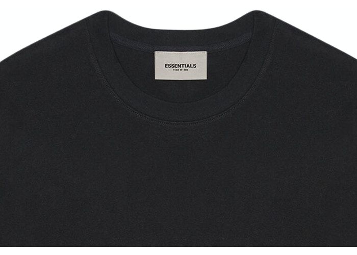 Áo thun - Fear Of God Essentials - 3D Silicon Applique Boxy T-Shirt - Black