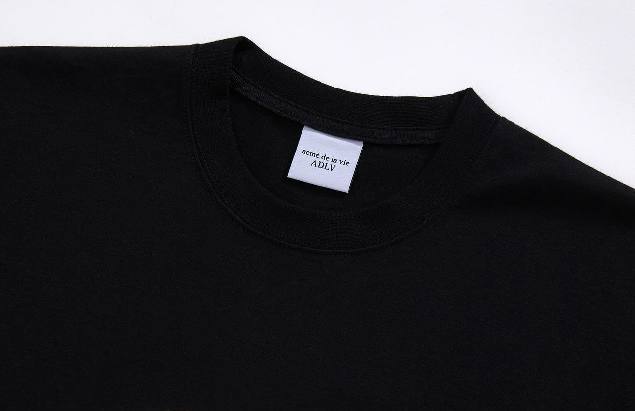Áo thun - Acmé de la vie - ADLV BABY FACE SHORT SLEEVE T-SHIRT BLACK CAP BOY