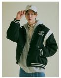  Áo Khoác Varsity WHO.A.U -Varsity Green jacket (padded lining) - WHJJC4V24U 