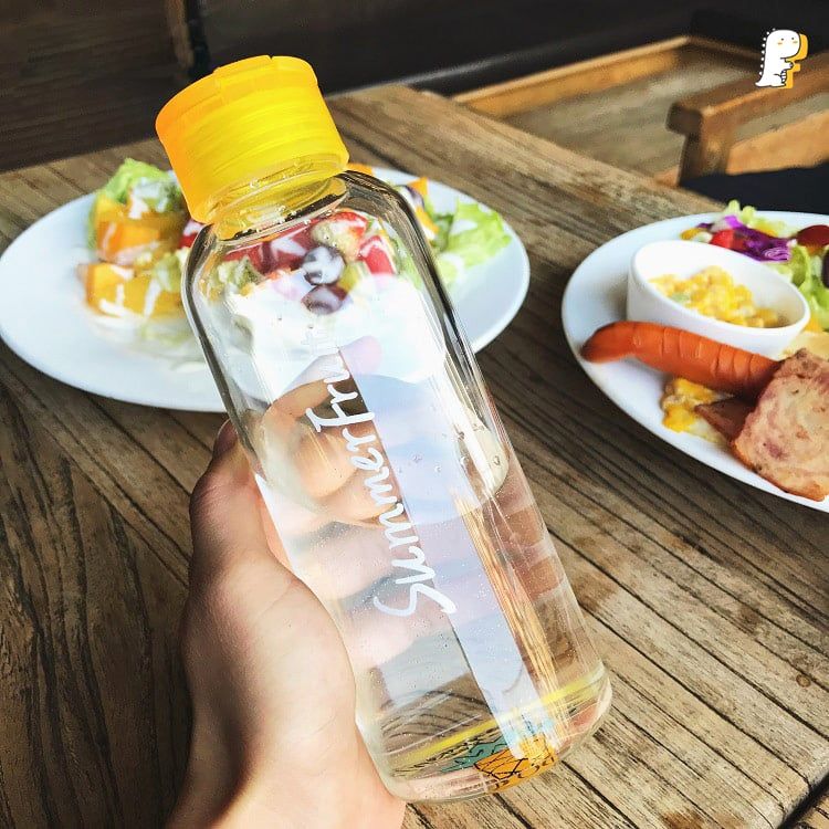Bình nước thuỷ tinh Summer Fruit 420ml