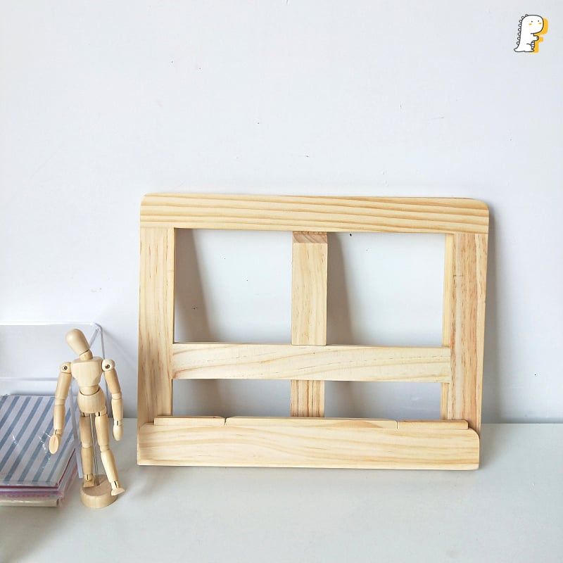 Giá đỡ sách gỗ tự nhiên