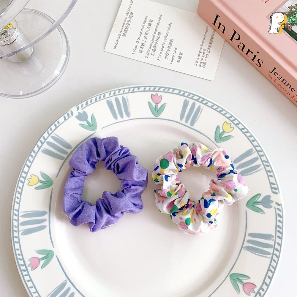 Set 2 thun cột vải mix màu