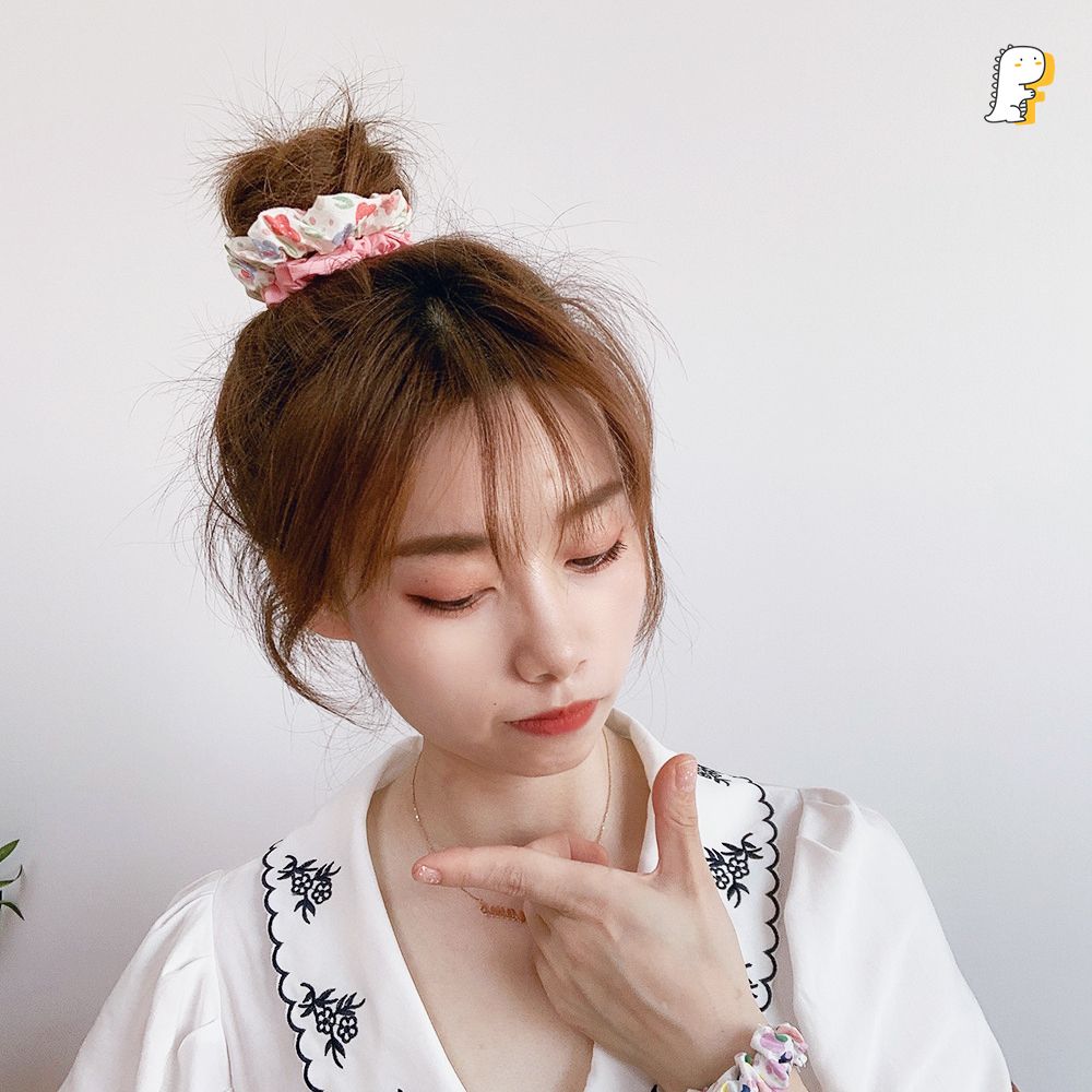 Set 2 thun cột vải mix màu