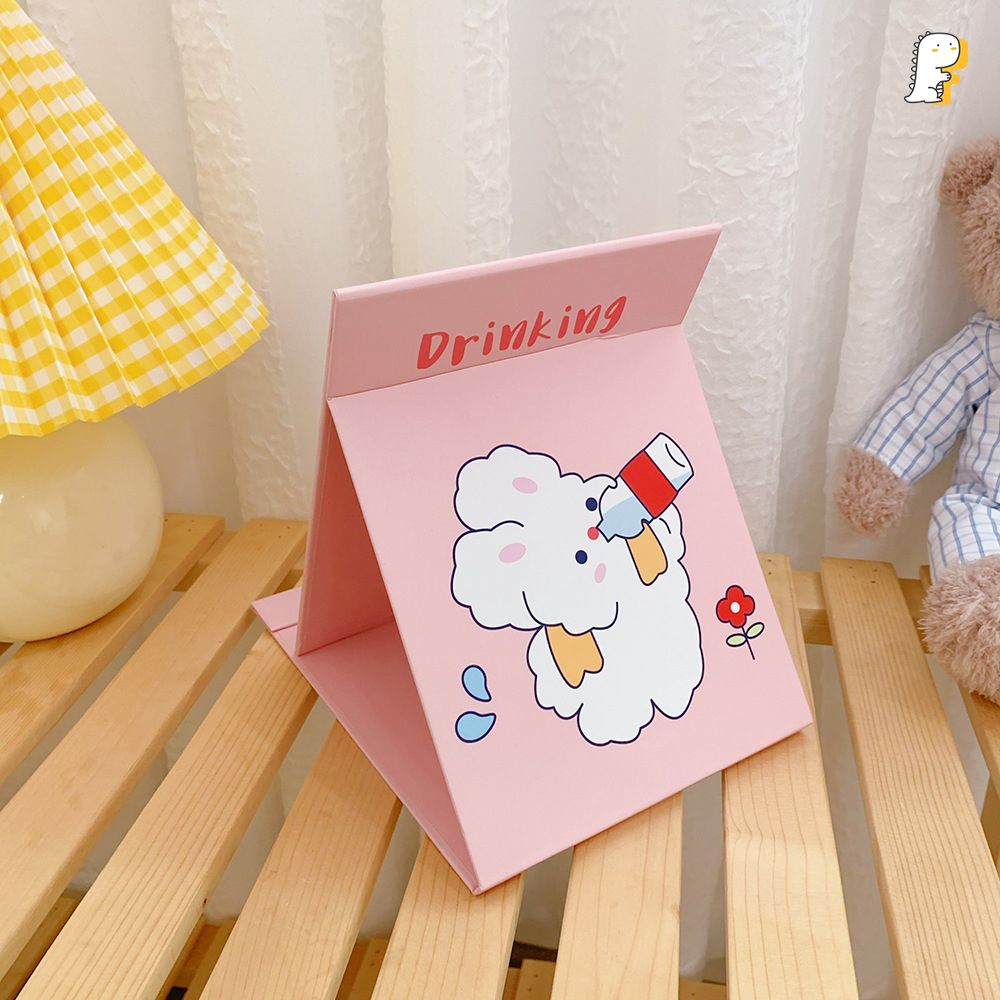 Gương gập để bàn Fluffy Animals