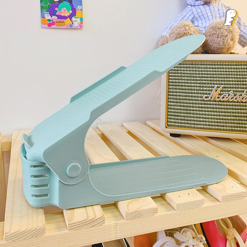 Kệ nhựa xếp giày màu Pastel