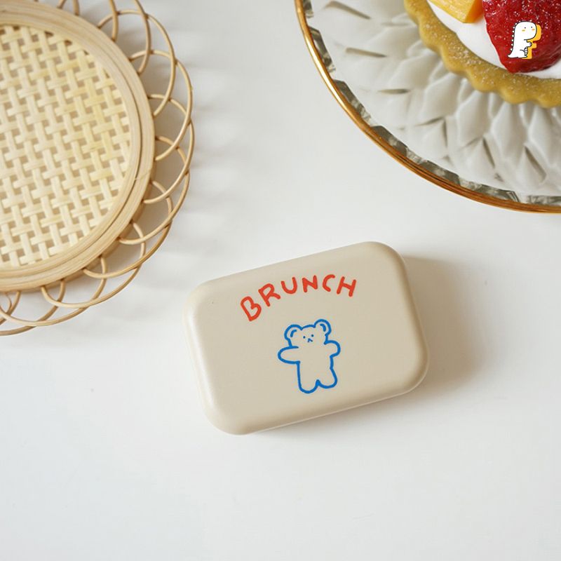 Hộp đựng lens Gấu Brunch