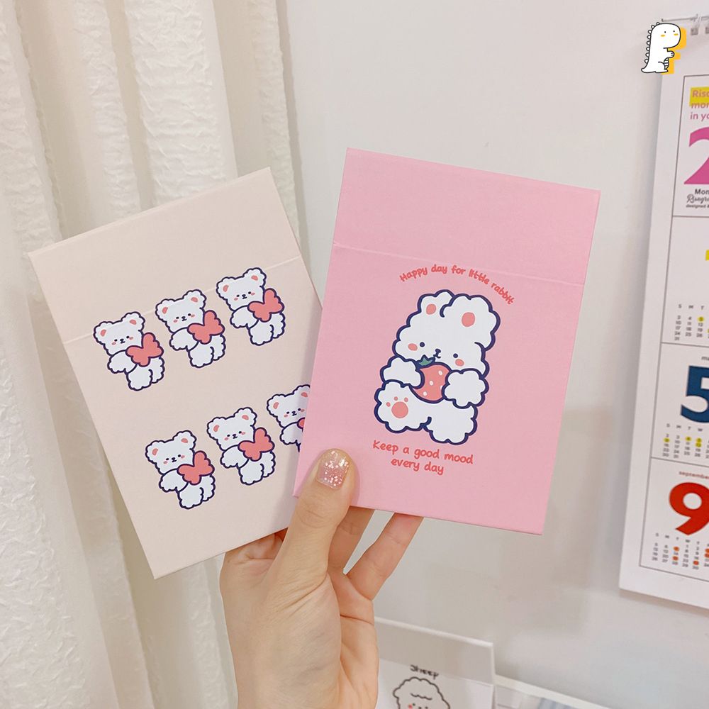 Gương gập để bàn White Animals
