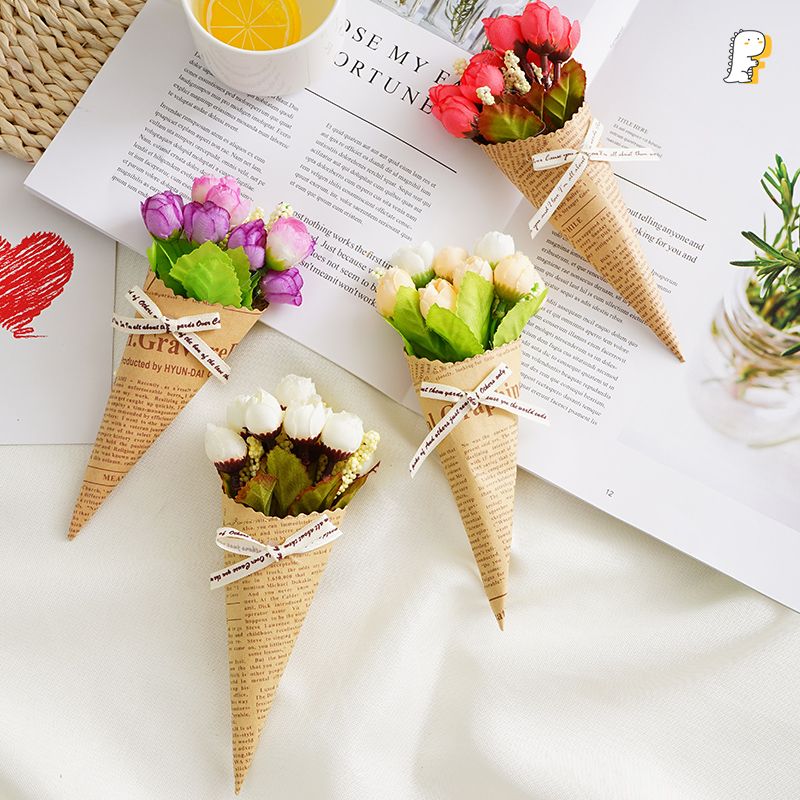 Bó hoa giả trang trí