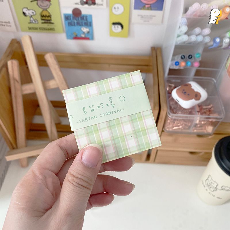 Giấy note Tartan Canival