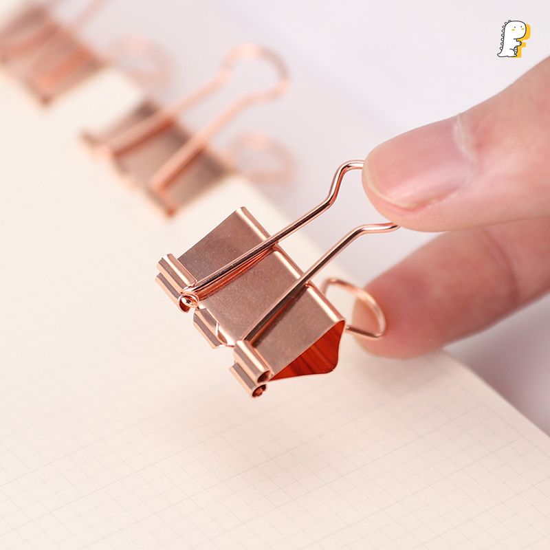 Set kẹp bướm Rose Gold Deli