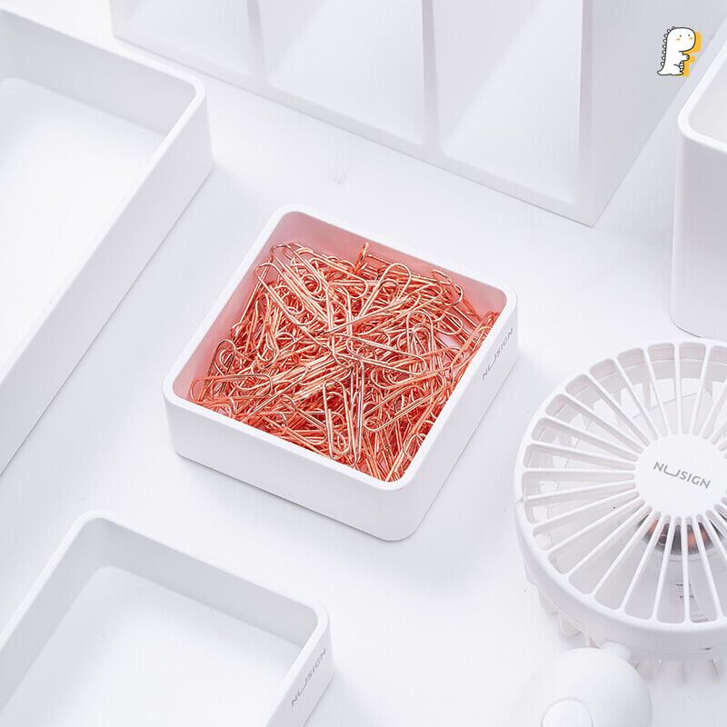 Set ghim giấy Rose Gold Deli