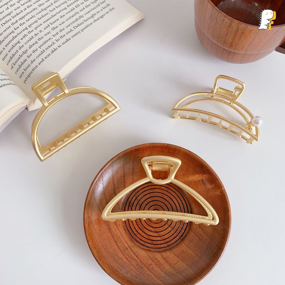Kẹp càng cua Kim loại cổ điển màu Gold