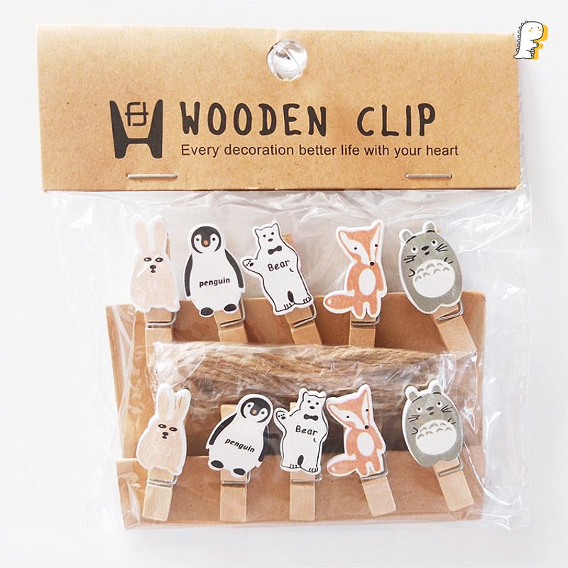 Set kẹp gỗ 10 cái Toroto