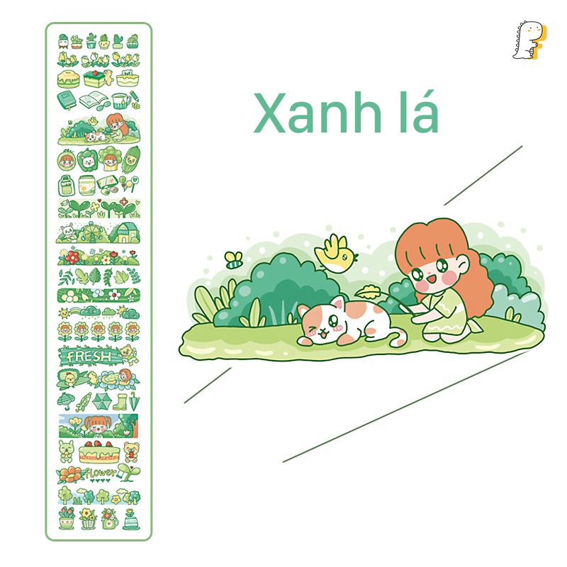 Masking tape bóng hoạt hình