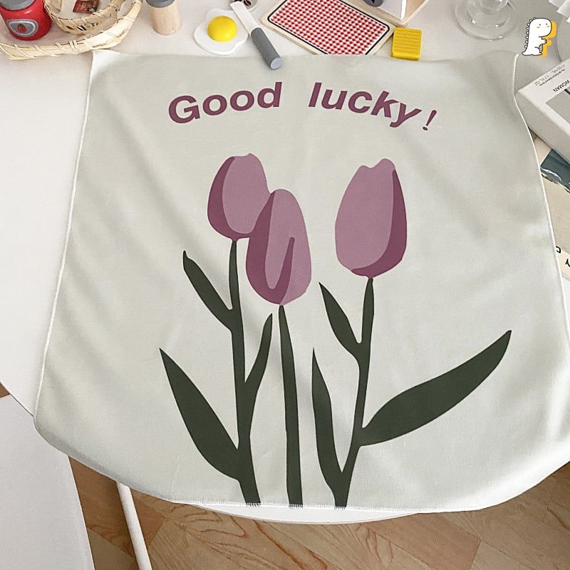 Tranh vải hoa Tulip