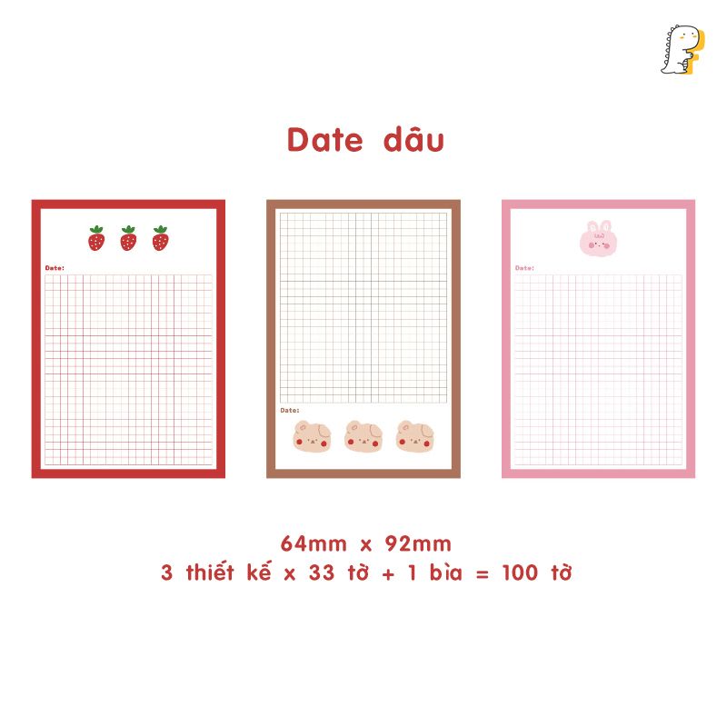 Giấy note nhiều hình Korea