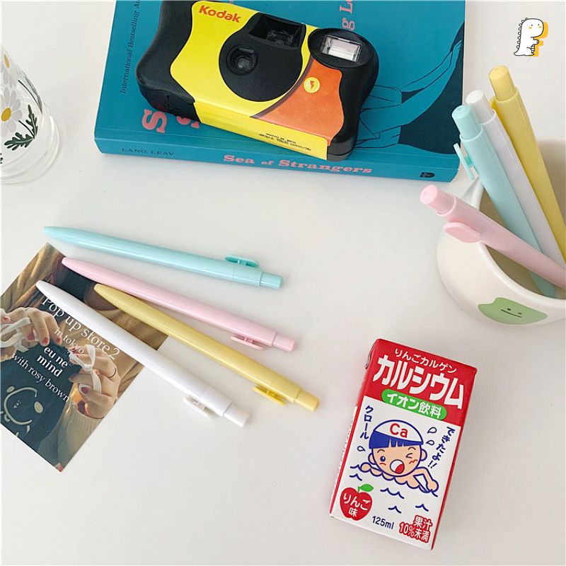 Bút gel pastel màu trơn mẫu mới