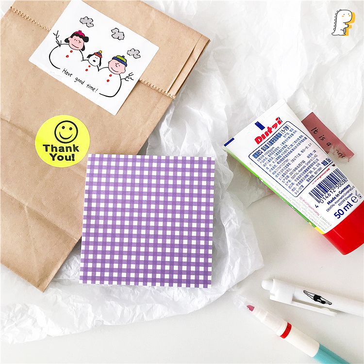 Giấy note kẻ sọc nhiều màu