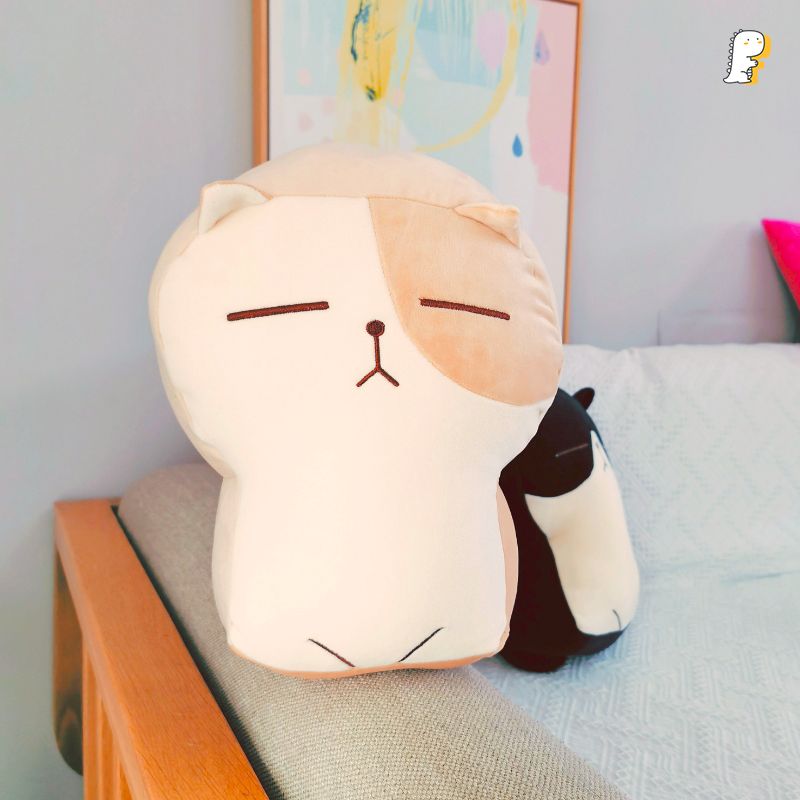 Gối ôm mèo mặt quạu 40cm