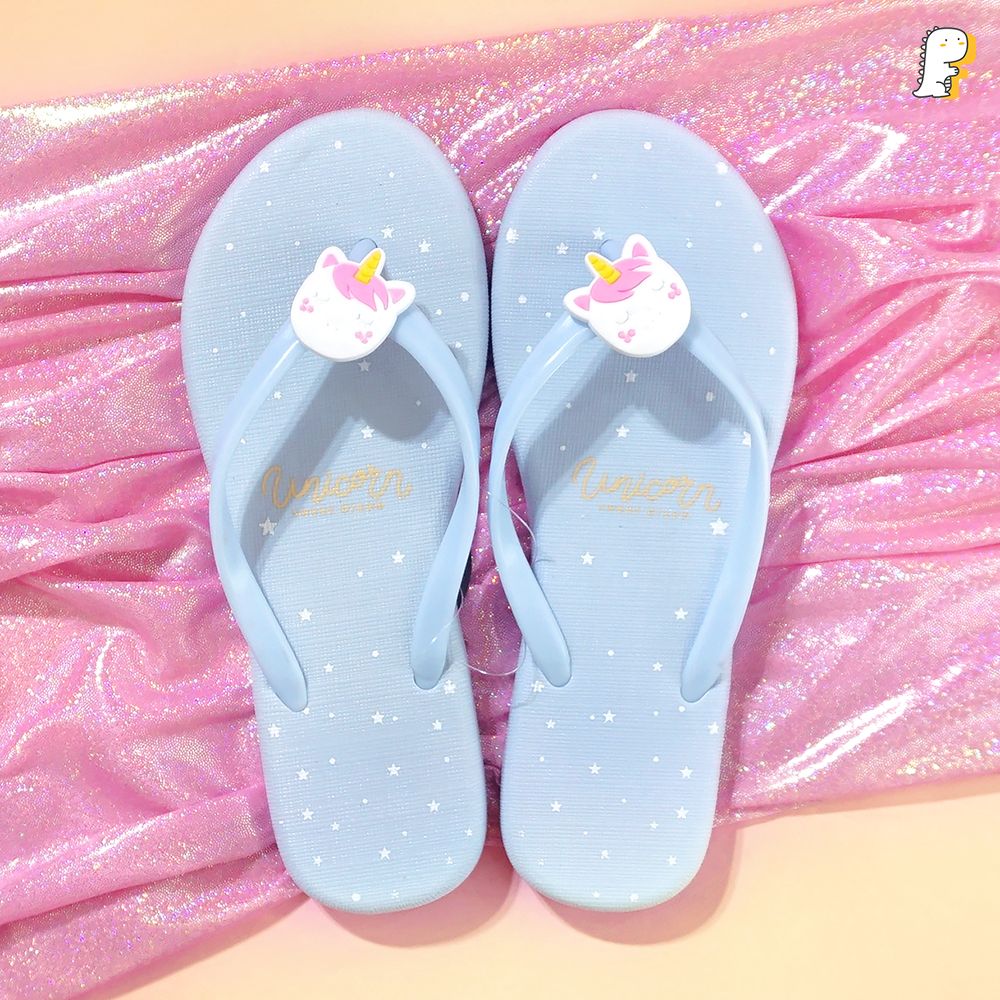 Dép xỏ ngón pvc unicorn