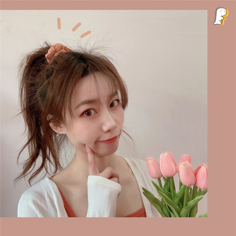 Scrunchies thun cột vải nhăn