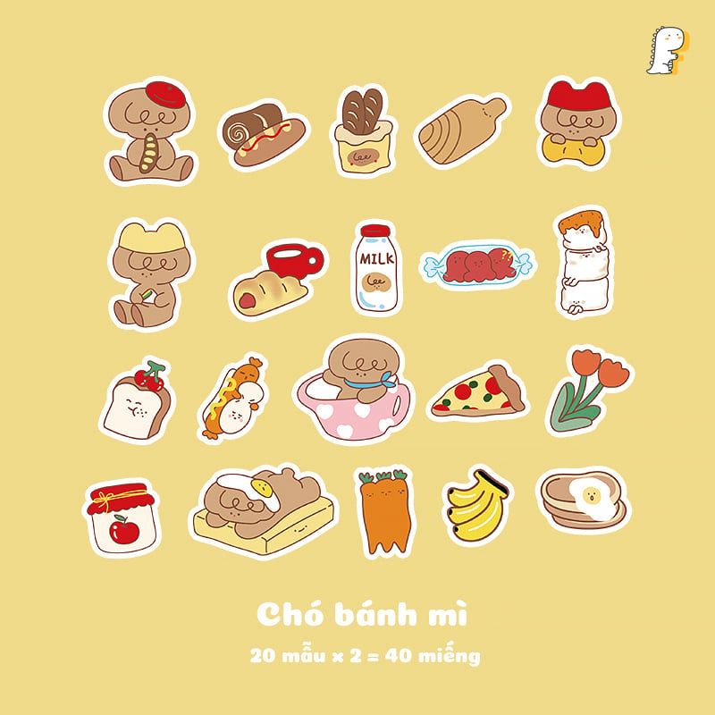 Sticker miếng Animals Mico