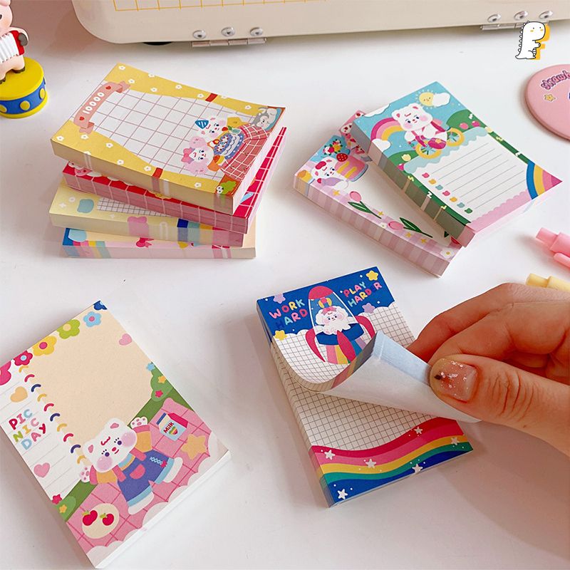 Giấy note Gấu trắng Korea mẫu mới