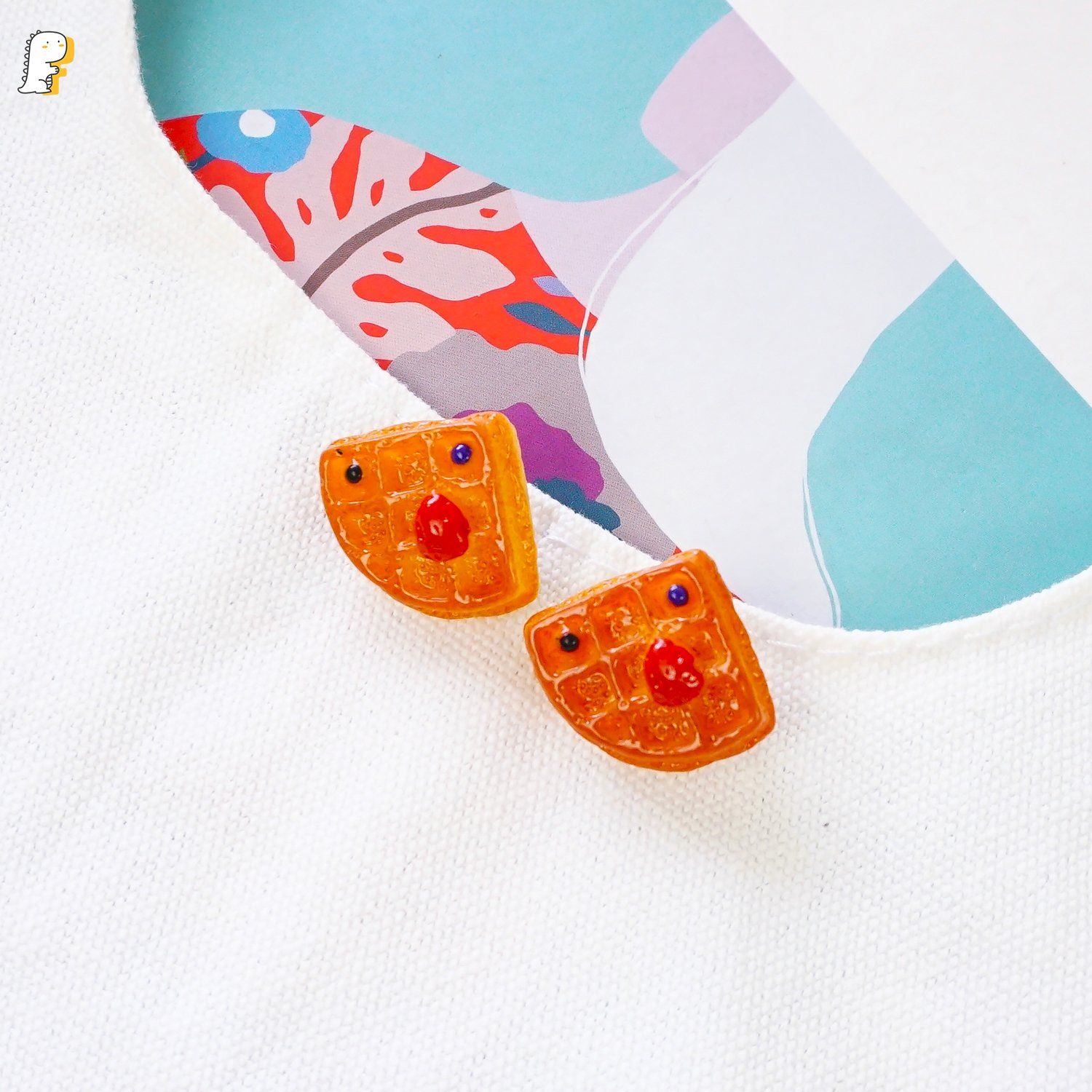 Huy hiệu ghim cài 3D Food