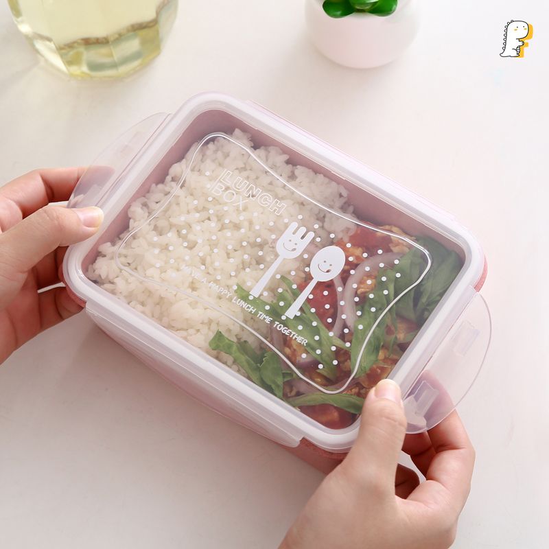 Hộp cơm lúa mạch 1 tầng Lunch Box