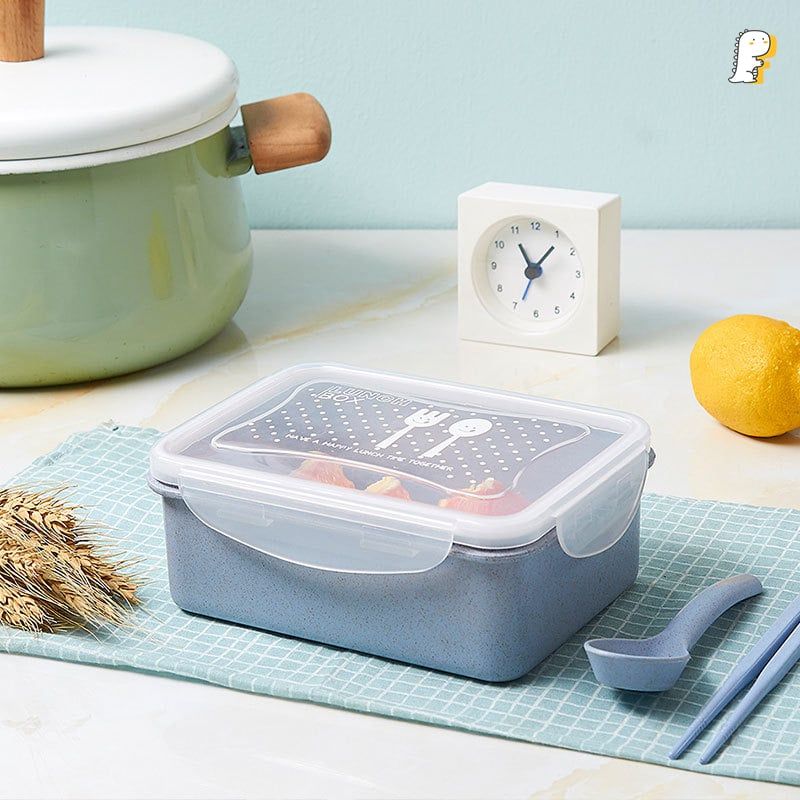 Hộp cơm lúa mạch 1 tầng Lunch Box