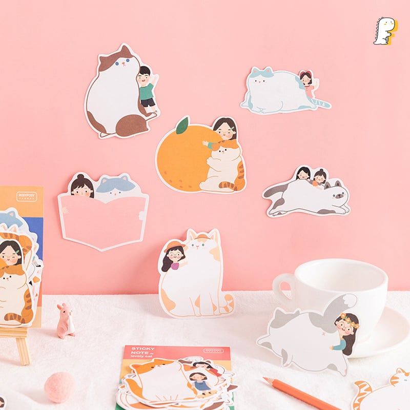 Sticky note miếng Mèo béo